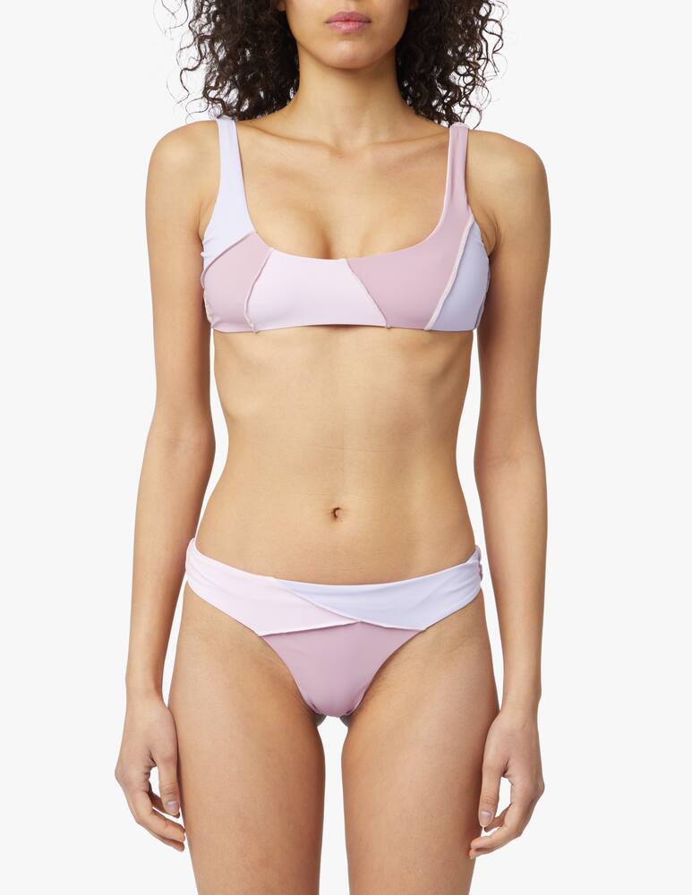 rinascente Chéri Bikini bralette Patchwork - viola