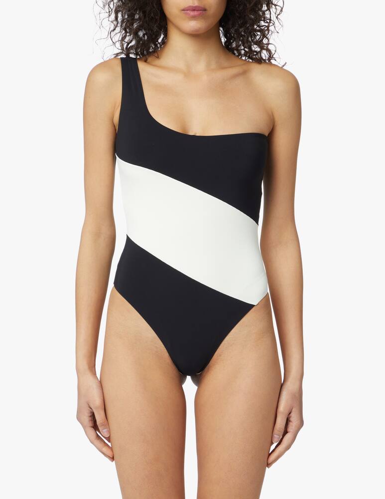 rinascente Chéri Costume intero monospalla - nero