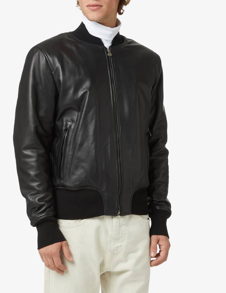 rinascente Matchless Giacca bomber in pelle - Nero