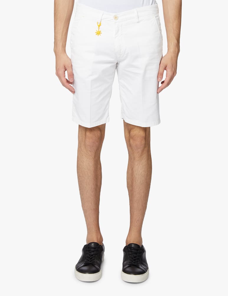 Manuel Ritz Gabardine chino short - white - picture 2 Manuel Ritz Gabardine chino short - white - picture 2