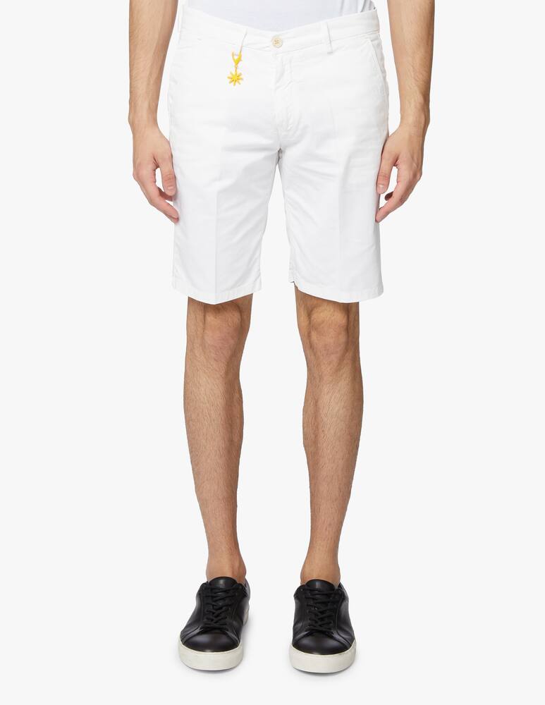 rinascente Manuel Ritz Gabardine chino short - white