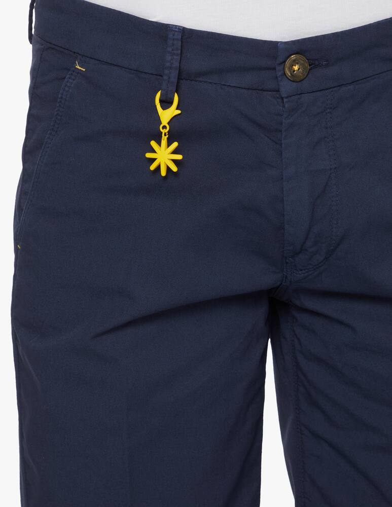 Manuel Ritz Gabardine chino short - blue - picture 4 Manuel Ritz Gabardine chino short - blue - picture 4