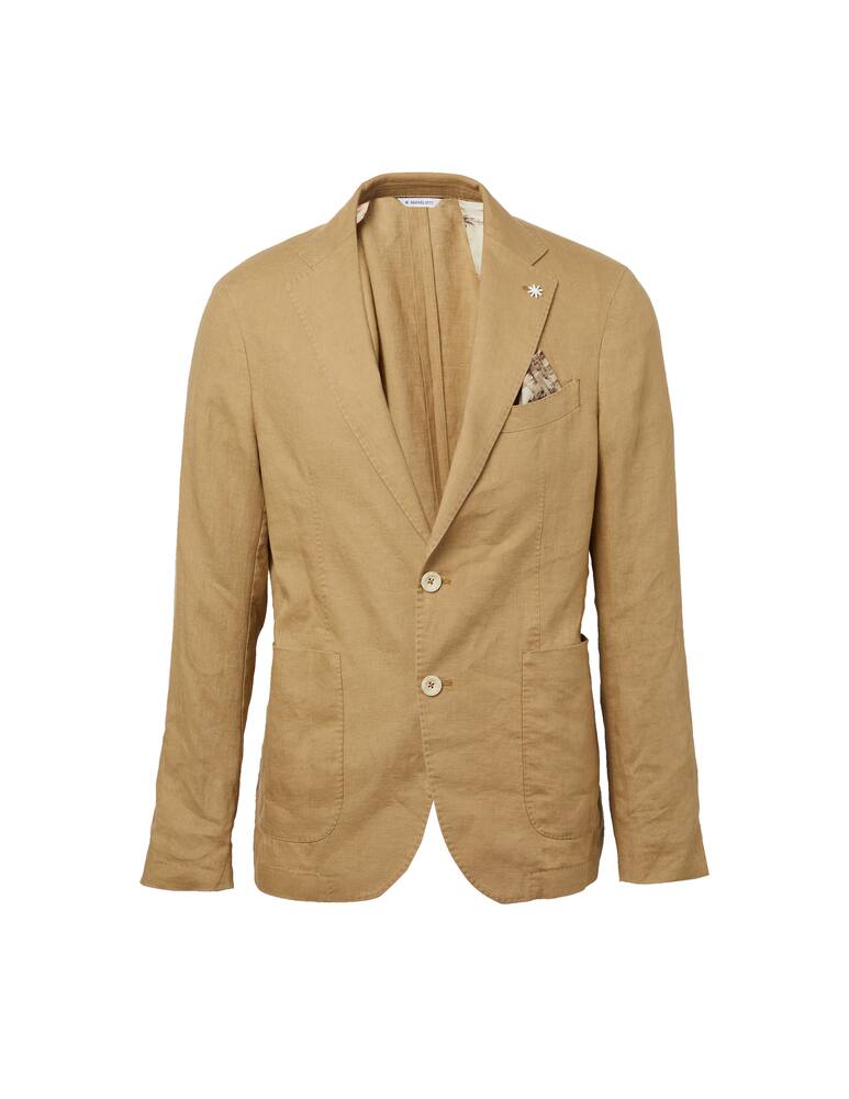 rinascente Manuel Ritz Giacca lino lavato in capo - beige