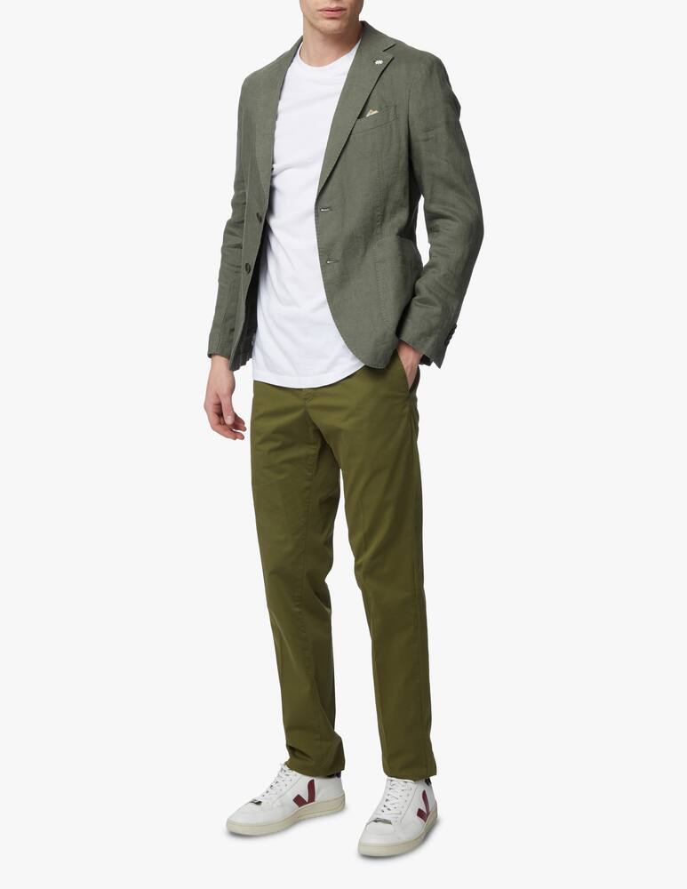 rinascente Manuel Ritz Garment dyed linen jacket - green