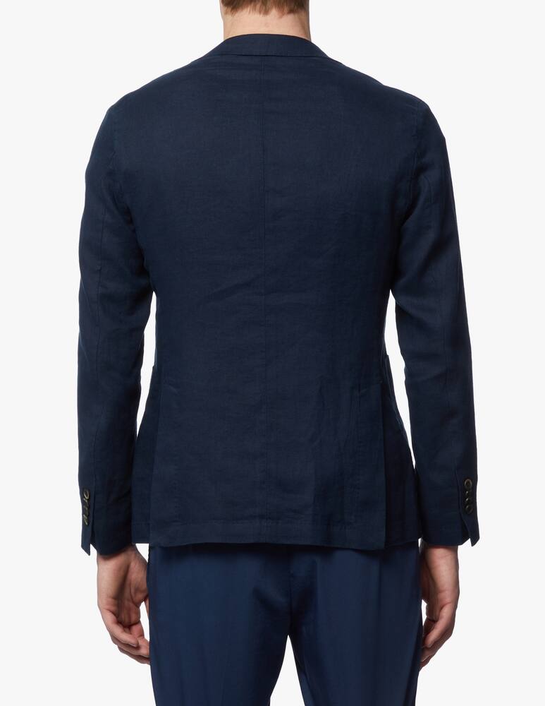 rinascente Manuel Ritz Giacca lino lavato in capo - blu