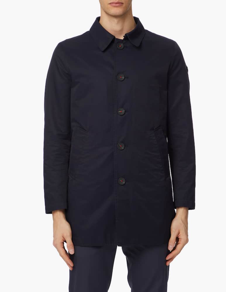 Manuel Ritz Cappotto cotone leggero - blu - immagine 1