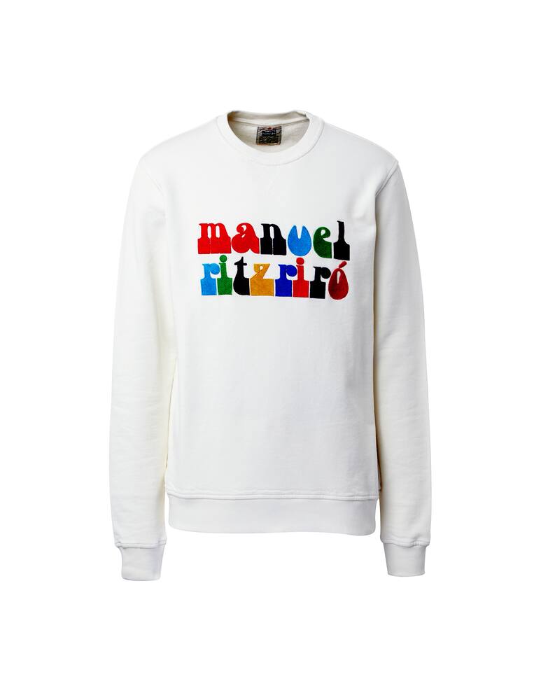 rinascente Manuel Ritz Multi logo roundneck sweatshirt - multi