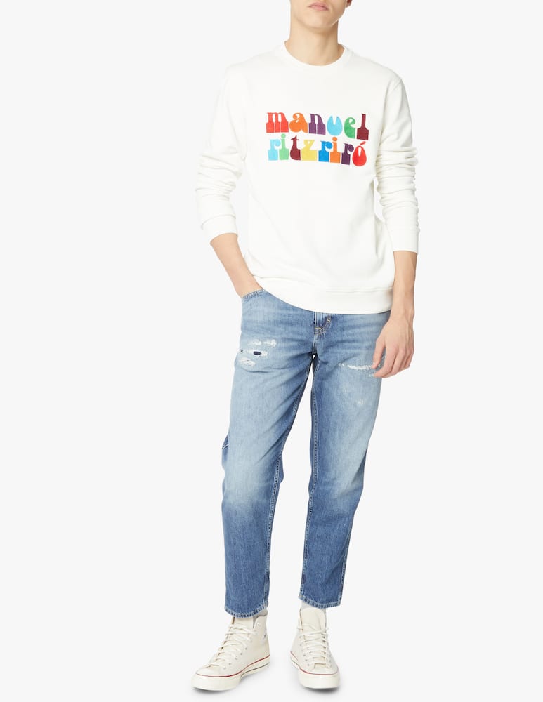 rinascente Manuel Ritz Multi logo roundneck sweatshirt - multi