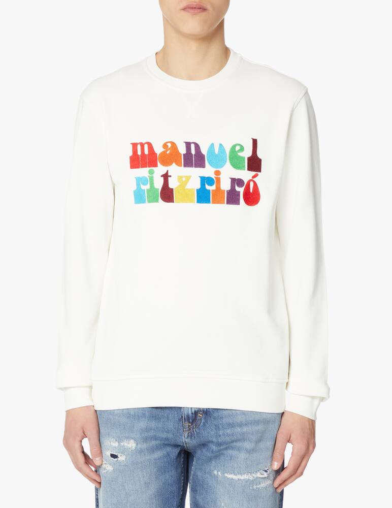 rinascente Manuel Ritz Multi logo roundneck sweatshirt - multi