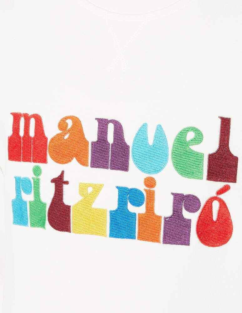 rinascente Manuel Ritz Multi logo roundneck sweatshirt - multi