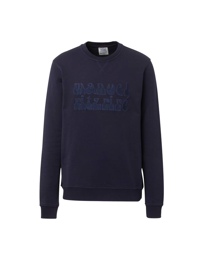 rinascente Manuel Ritz Logo roundneck sweatshirt - blue