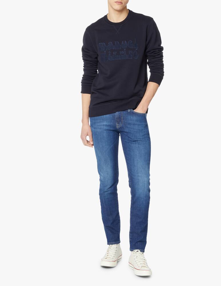 rinascente Manuel Ritz Logo roundneck sweatshirt - blue
