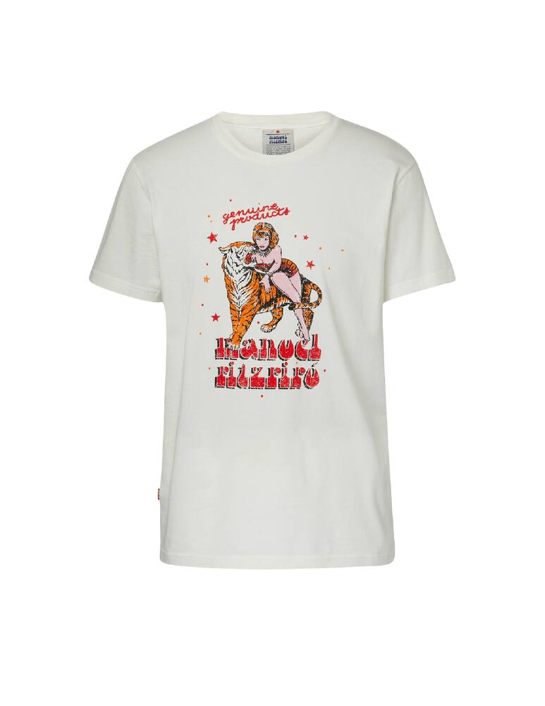 rinascente Manuel Ritz Maglietta stampa donna tigre - bianco