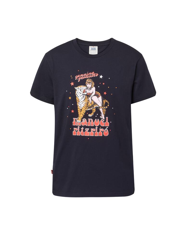 rinascente Manuel Ritz Maglietta stampa donna tigre - blu