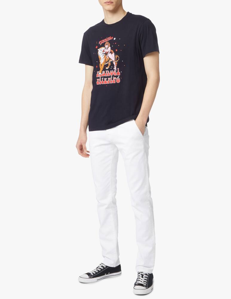 rinascente Manuel Ritz Maglietta stampa donna tigre - blu