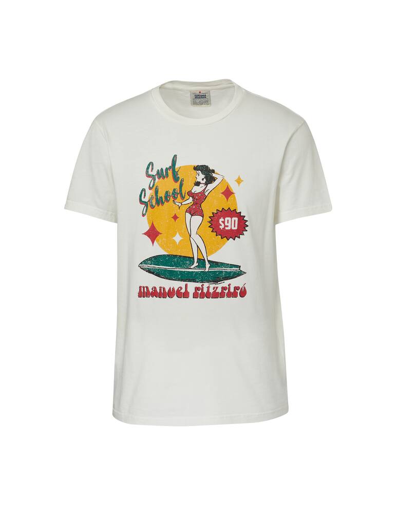 rinascente Manuel Ritz Pin up print t-shirt - white