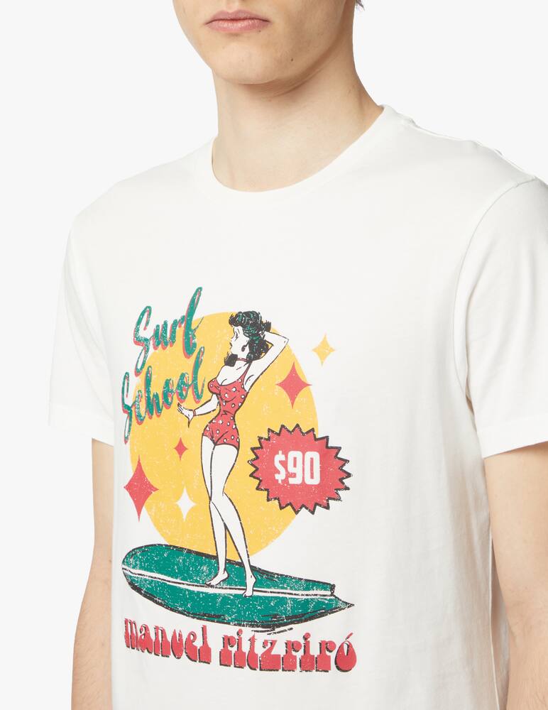 rinascente Manuel Ritz Pin up print t-shirt - white