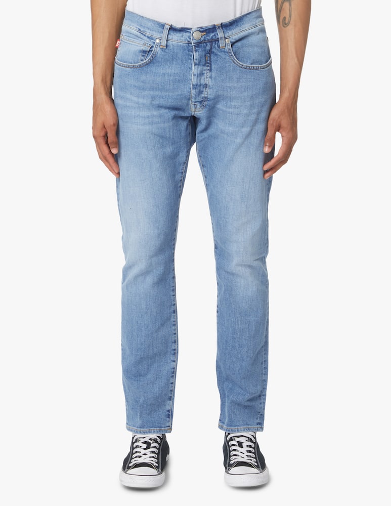 rinascente Manuel Ritz Washed regular jeans - blue