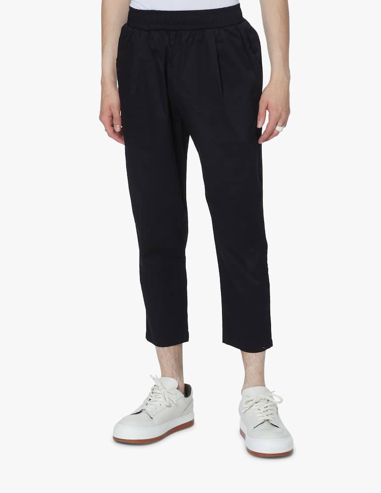 rinascente Family First Pantalone jogger in cotone leggero - nero