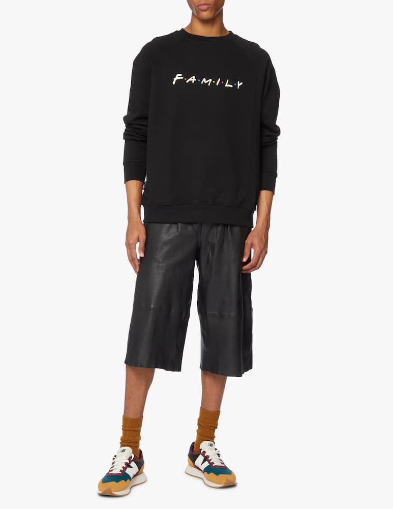 rinascente Family First Family friends roundneck sweatshirt - black