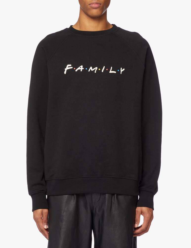 rinascente Family First Family friends roundneck sweatshirt - black