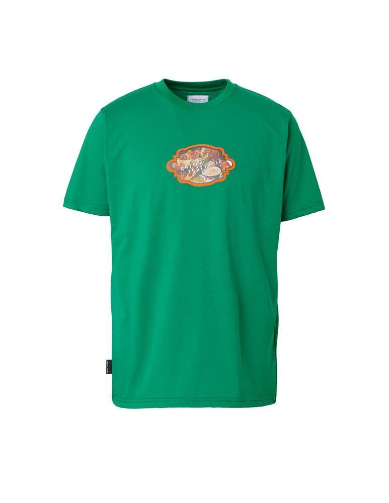 rinascente Family First Maglietta manica corta trattoria menu - verde