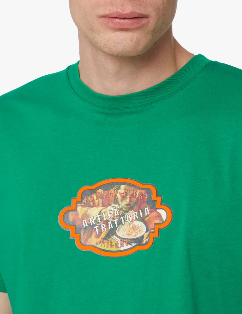 rinascente Family First Maglietta manica corta trattoria menu - verde