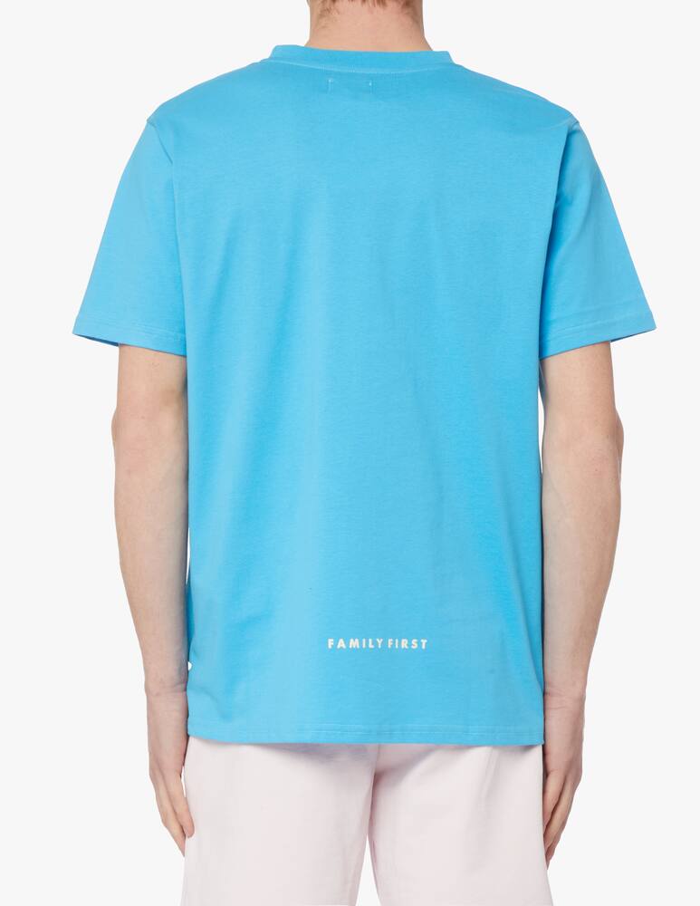 rinascente Family First Maglietta manica corta money paper love - azzurro
