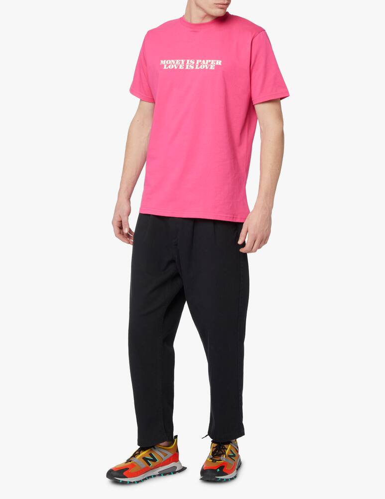 rinascente Family First Maglietta manica corta money paper love - viola