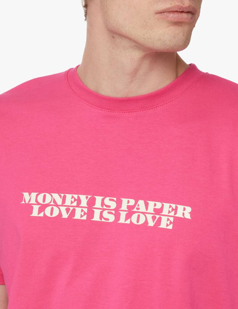 rinascente Family First Maglietta manica corta money paper love - viola