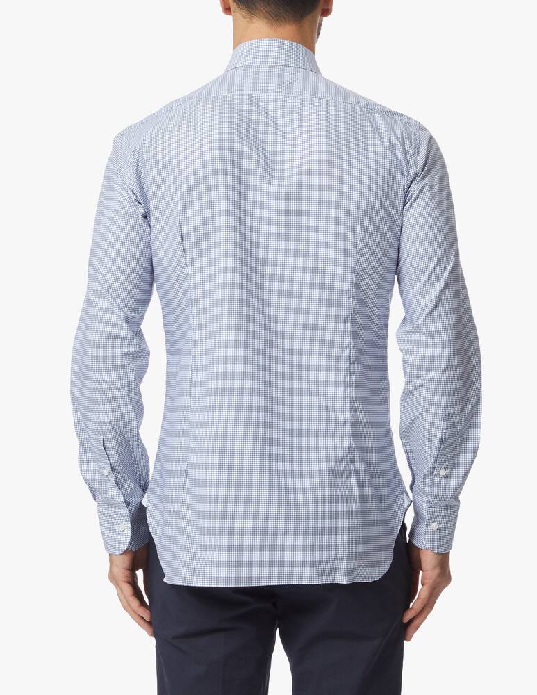 rinascente Barba Napoli Semi-slim fit check shirt