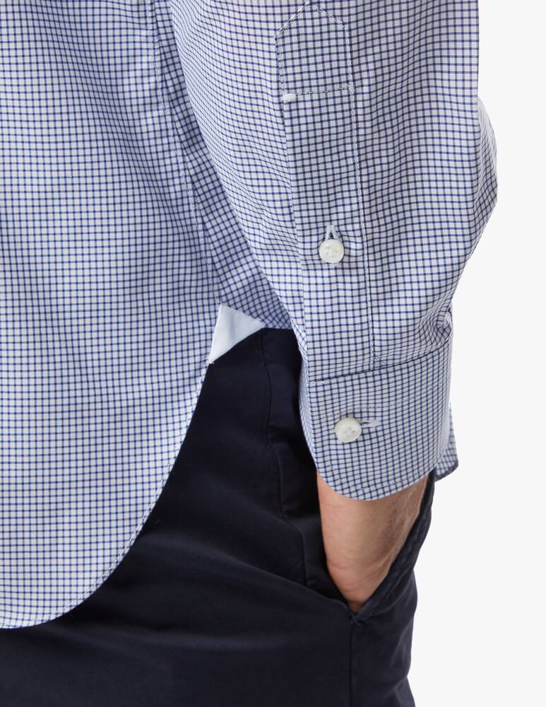 rinascente Barba Napoli Semi-slim fit check shirt