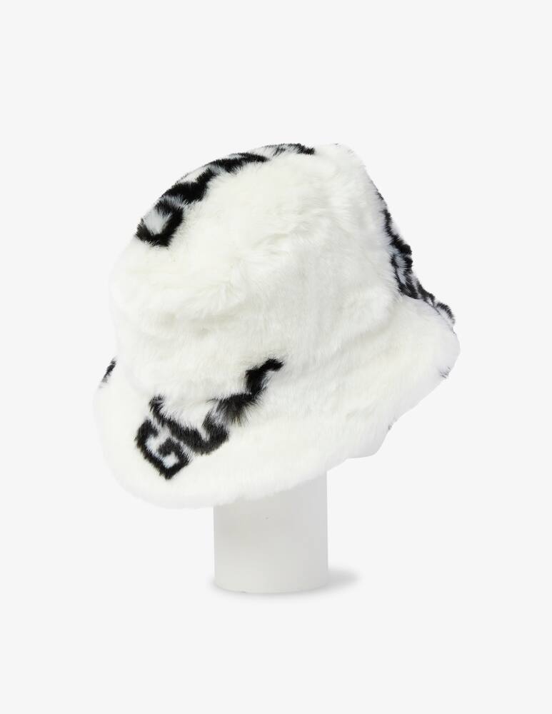 rinascente GCDS Cappello bucket in pelliccia sintetica - Bianco