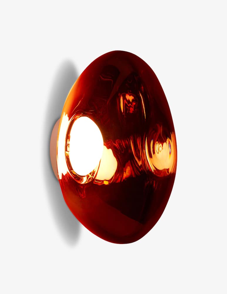 Tom Dixon Lampada da soffitto e parete Melt Surface Led Rame - immagine 1