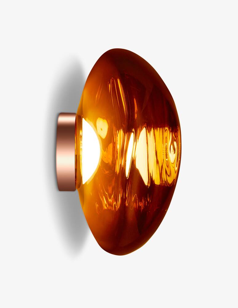 Tom Dixon Lampada da soffitto e parete Melt Surface Led Rame - immagine 3