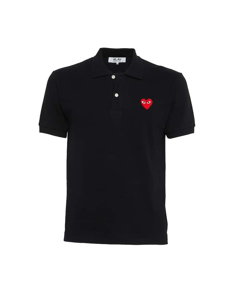 Comme des Garçons Play Play polo shirt with embroidered heart - picture 5 Comme des Garçons Play Play polo shirt with embroidered heart - picture 5