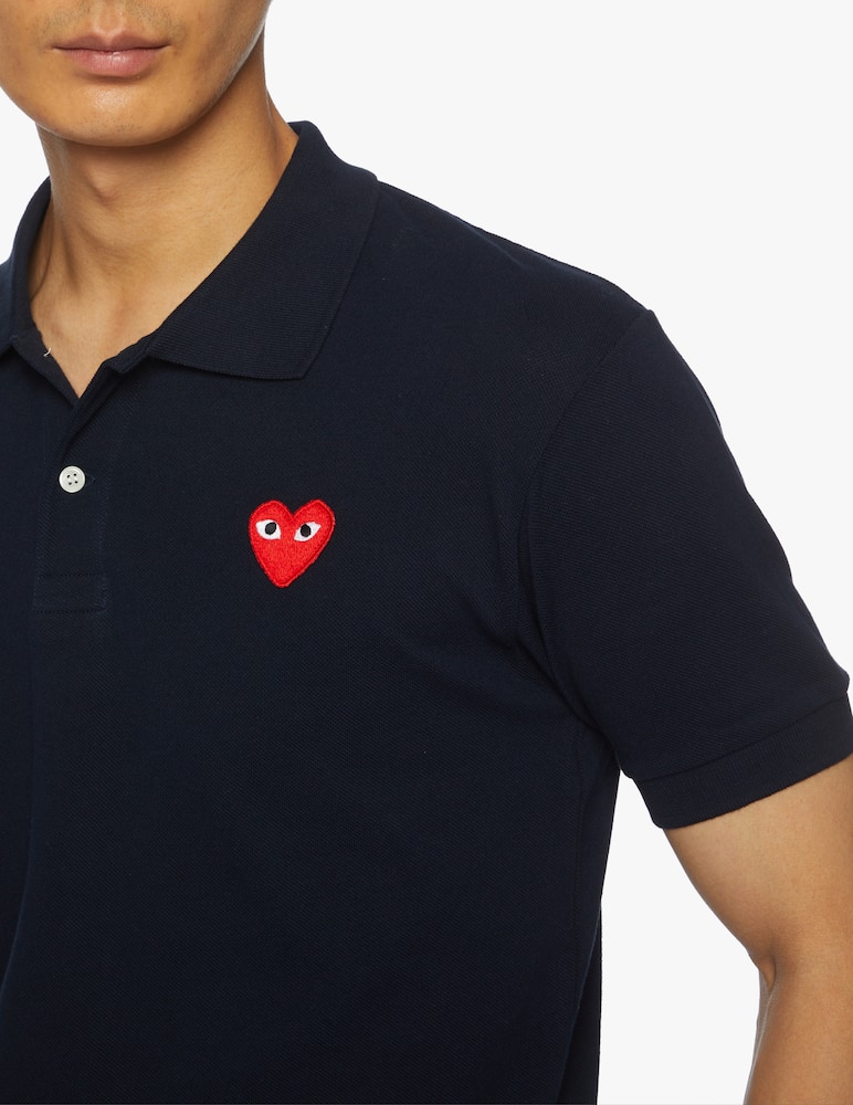 Comme des Garçons Play Polo play con cuore piccolo ricamato - immagine 4 Comme des Garçons Play Polo play con cuore piccolo ricamato - immagine 4