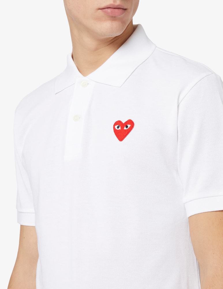 rinascente Comme des Garçons Play Polo manica corta small heart
