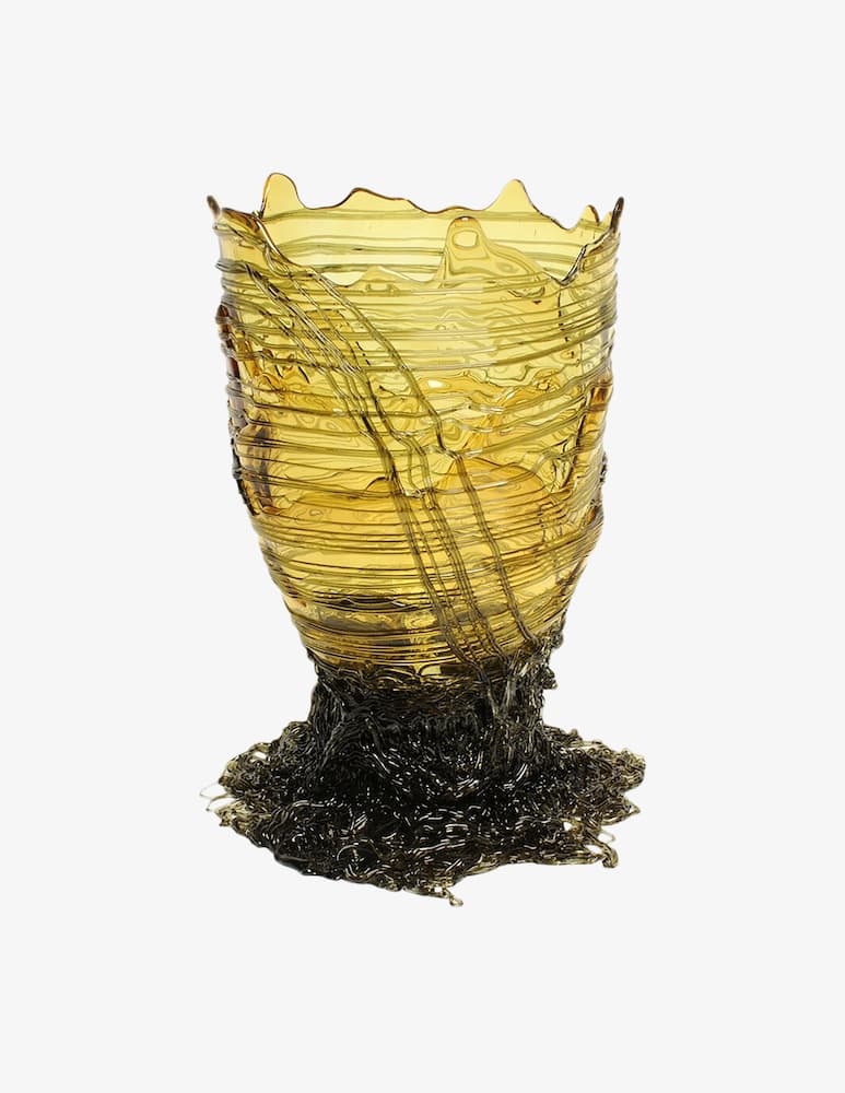 rinascente Fish Design Spaghetti Vaso - Giallo