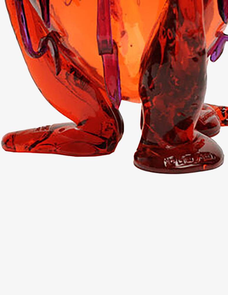 rinascente Fish Design Clear Special Vaso (Sp. Edition Purple Rain) - Rosso