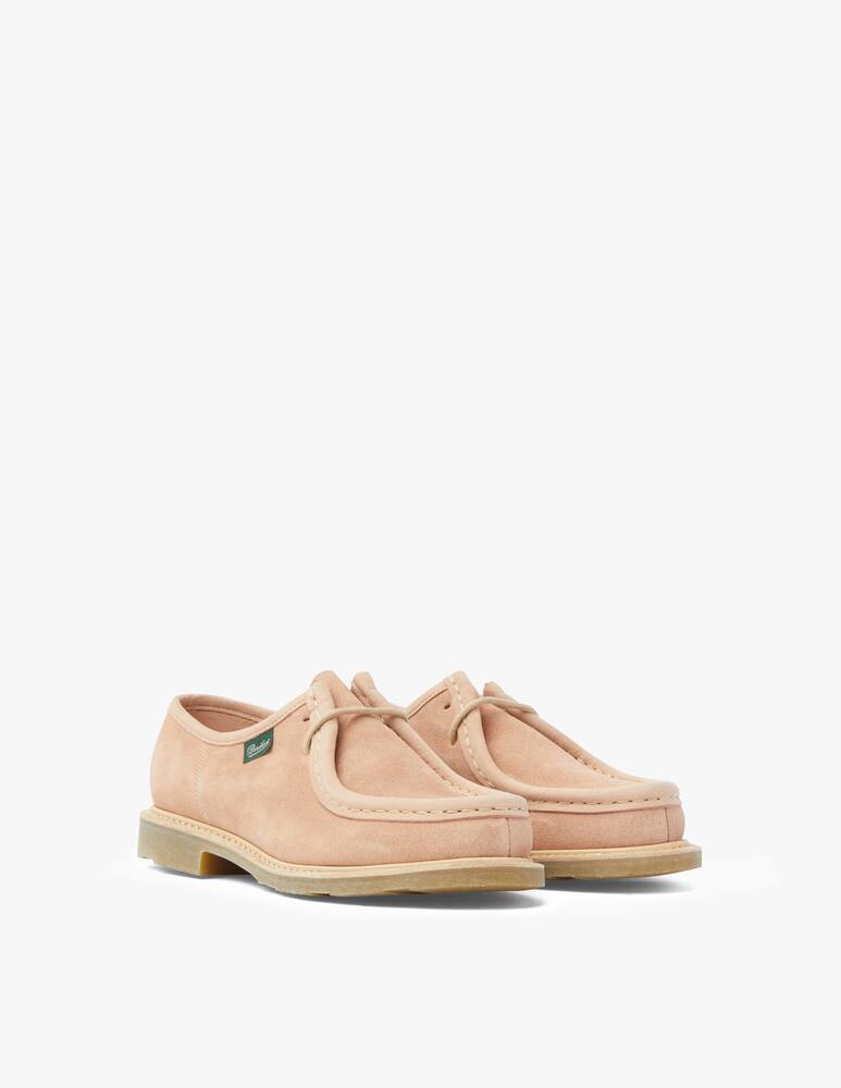 rinascente Paraboot Mirabella leather lace-up derby shoes - beige