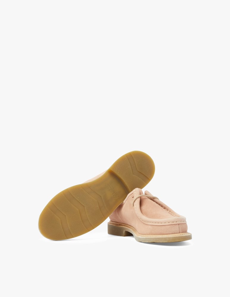 rinascente Paraboot Mirabella leather lace-up derby shoes - beige