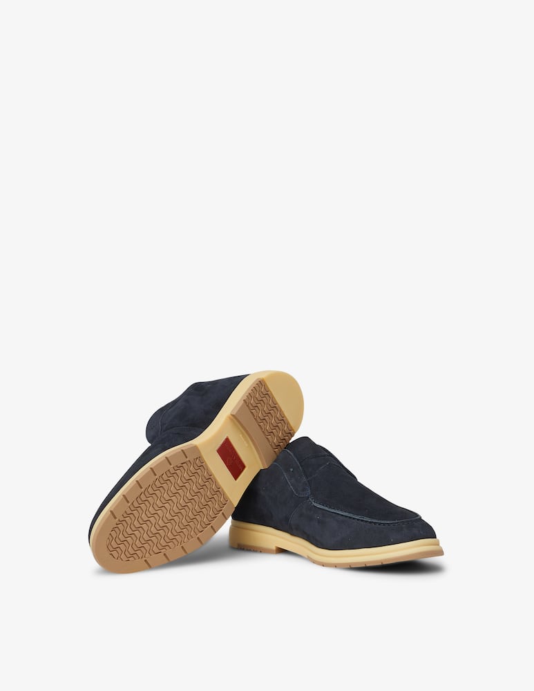 rinascente Andrea Ventura Firenze Scarpe polacchine in suede - Blu