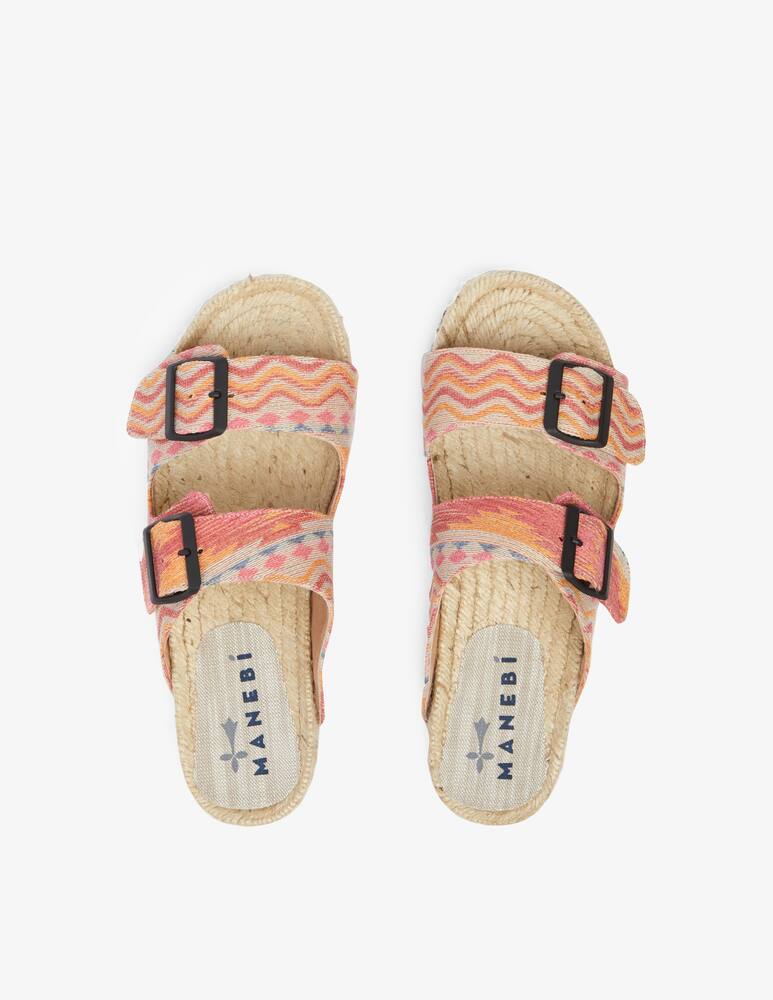 rinascente Manebì Tulum Flat sandals 2 strips - Orange