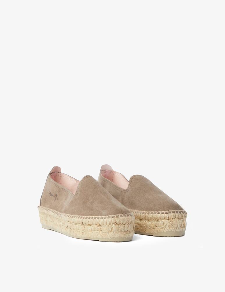 rinascente Manebì Hamptons suede leather espadrillas - Beige