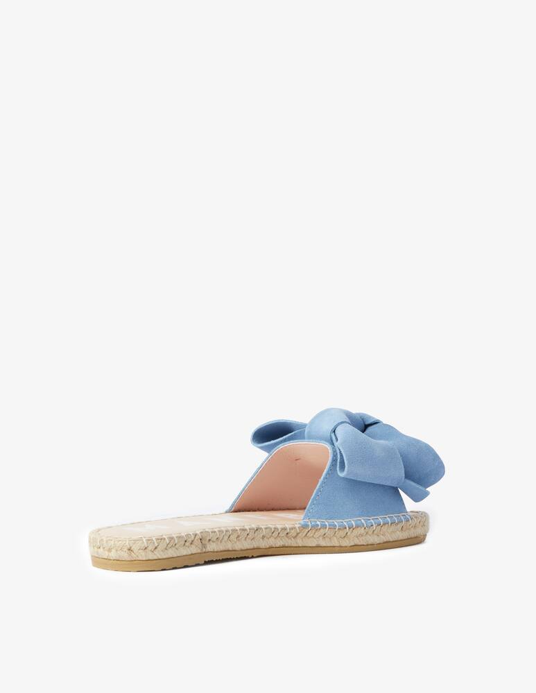 rinascente Manebì Slide with bow - Light blue