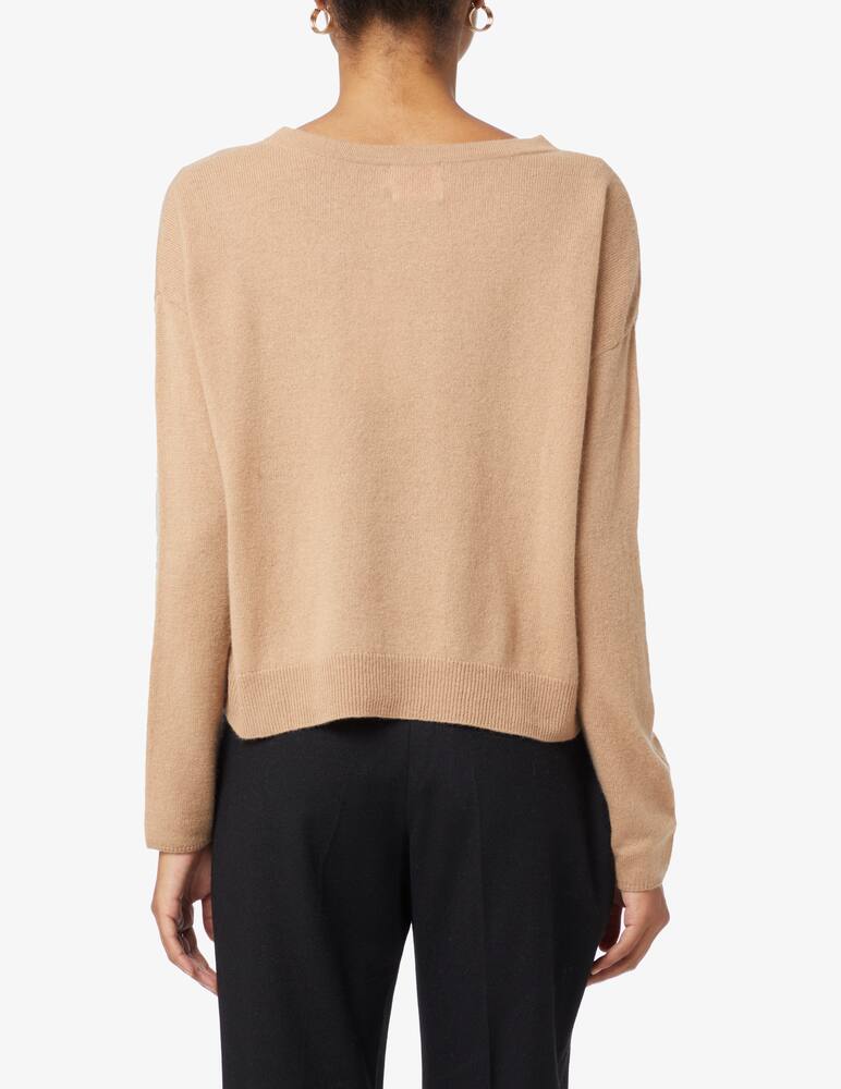 rinascente Brodie Cashmere Maglione collo a barca - Beige