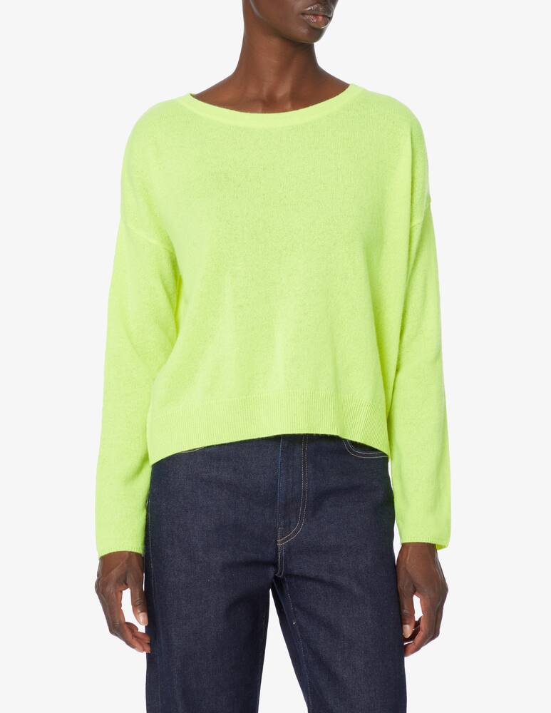 Brodie Cashmere Boat neck sweater - Green - picture 1 Brodie Cashmere Boat neck sweater - Green - picture 1