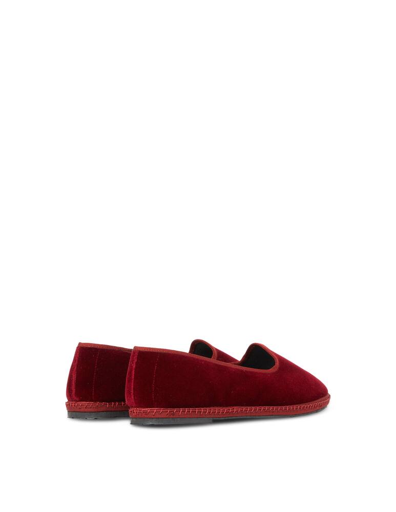 Papusse Scarpe friulane in velluto Amaranto - immagine 4