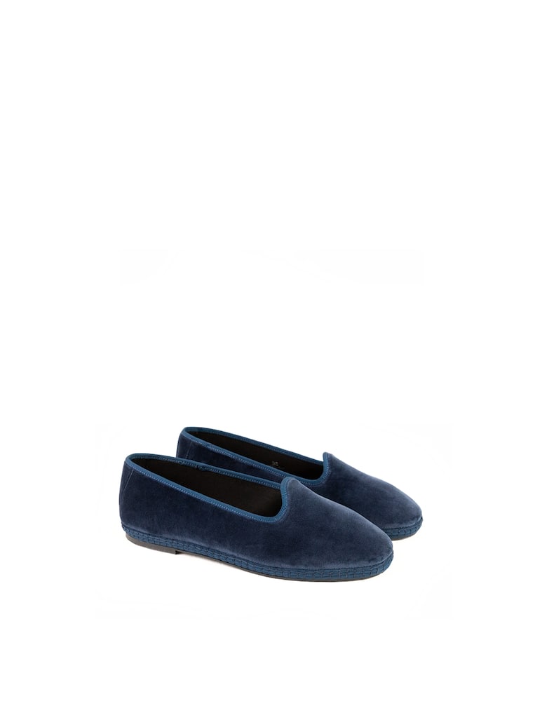 Papusse Scarpe friulane in velluto Blu - immagine 2 Papusse Scarpe friulane in velluto Blu - immagine 2